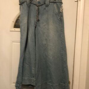 Jeans extra wide legs Boho Brand size 16 unisex